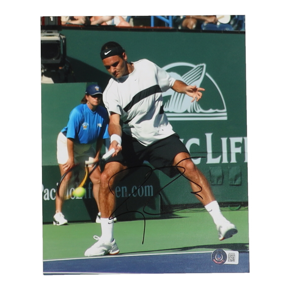 Photo Dédicacée De Roger Federer – Taille 8x10 Avec Certificat D'Authenticité