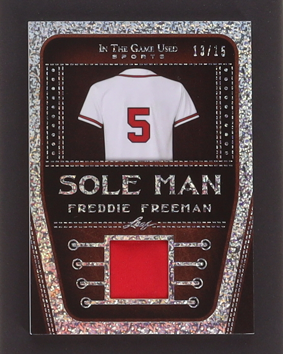 Freddie Freeman 2022 ITG Used Sports Sole Man Materials Silver Sparkle #SM08 #13/15 at PristineAuction.com Freddie Freeman 2022 ITG Used Sports Sole Man Materials Silver Sparkle #SM08 #13/15 at PristineAuction.com
