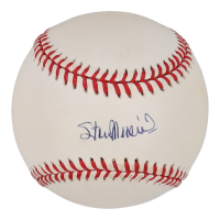 Stan Musial Signed ONL Baseball (PSA 9) at PristineAuction.com