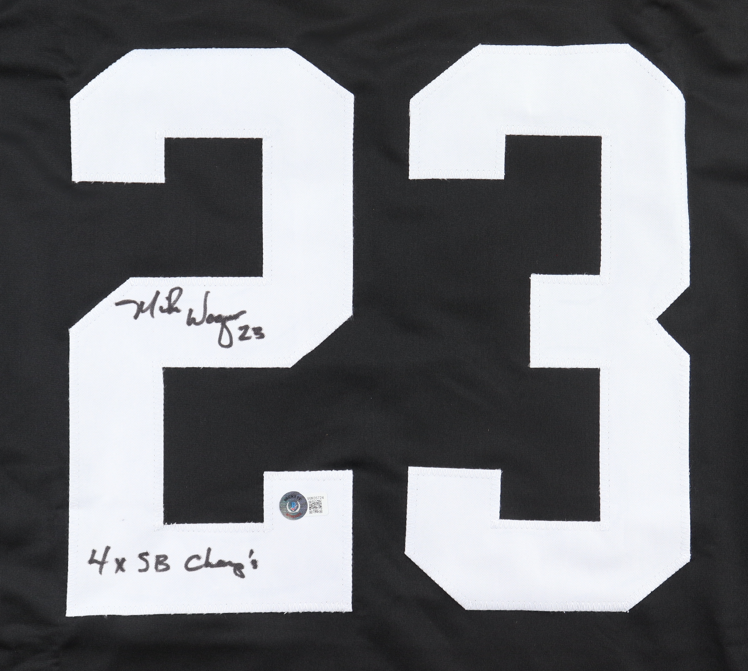 Mike Wagner Signed Jersey Inscribed "4x SB Champs" (Beckett) at PristineAuction.com Mike Wagner Signed Jersey Inscribed "4x SB Champs" (Beckett) at PristineAuction.com