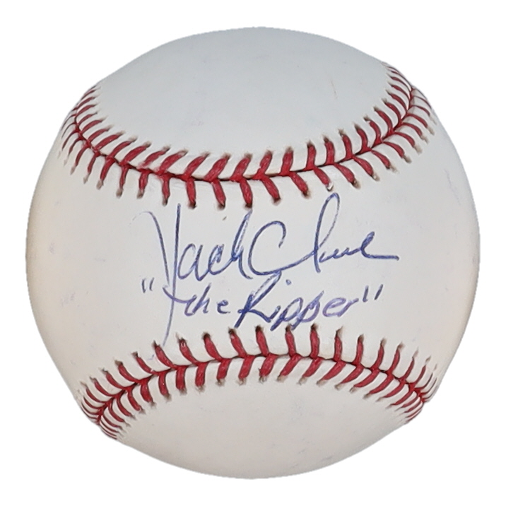 Jack Clark Signed OML Baseball Inscribed "The Ripper" (JSA) at PristineAuction.com Jack Clark Signed OML Baseball Inscribed "The Ripper" (JSA) at PristineAuction.com