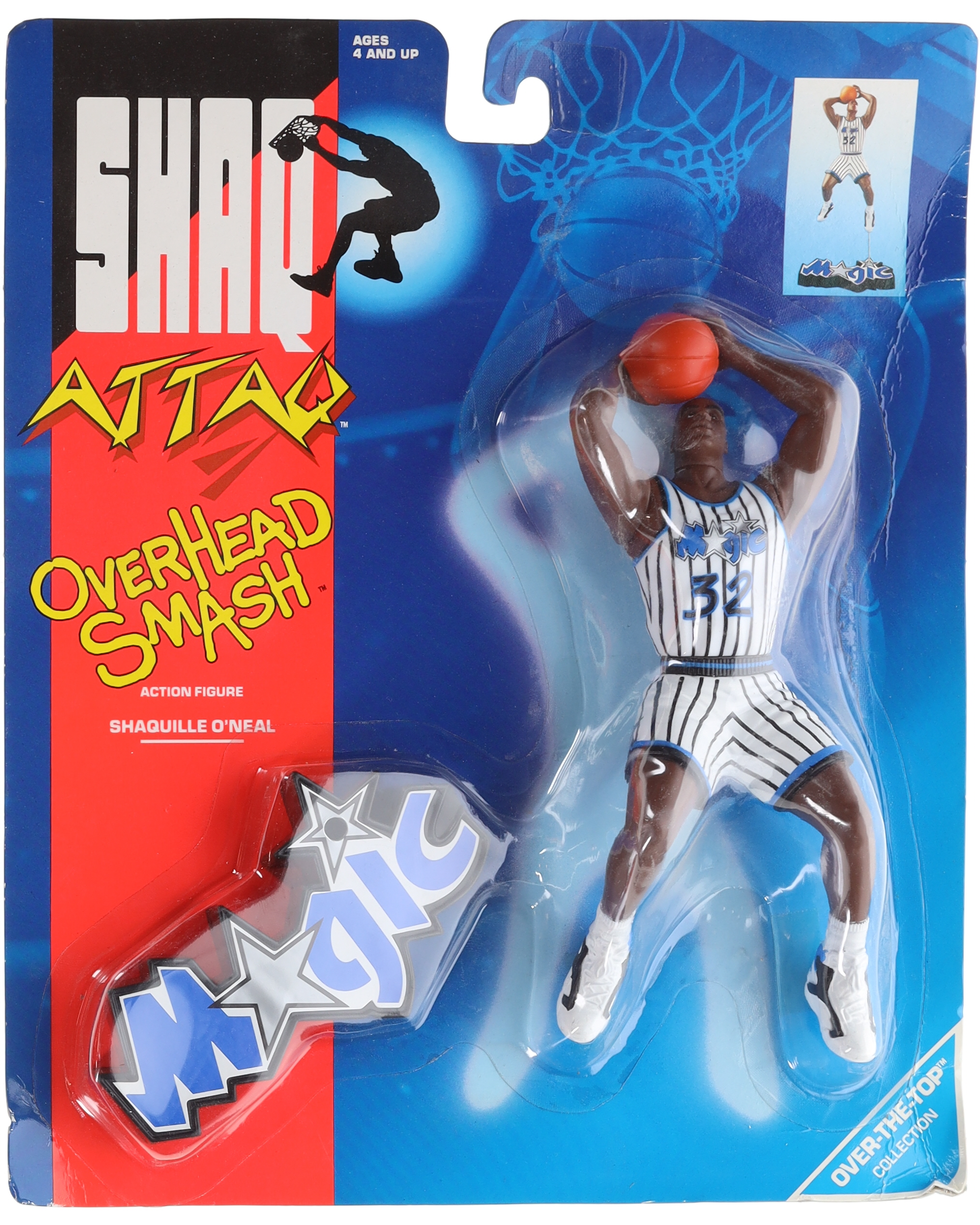 Shaquille O'Neal 1993 Kenner Shaq Attaq Overhead Smash Action Figure at PristineAuction.com Shaquille O'Neal 1993 Kenner Shaq Attaq Overhead Smash Action Figure at PristineAuction.com