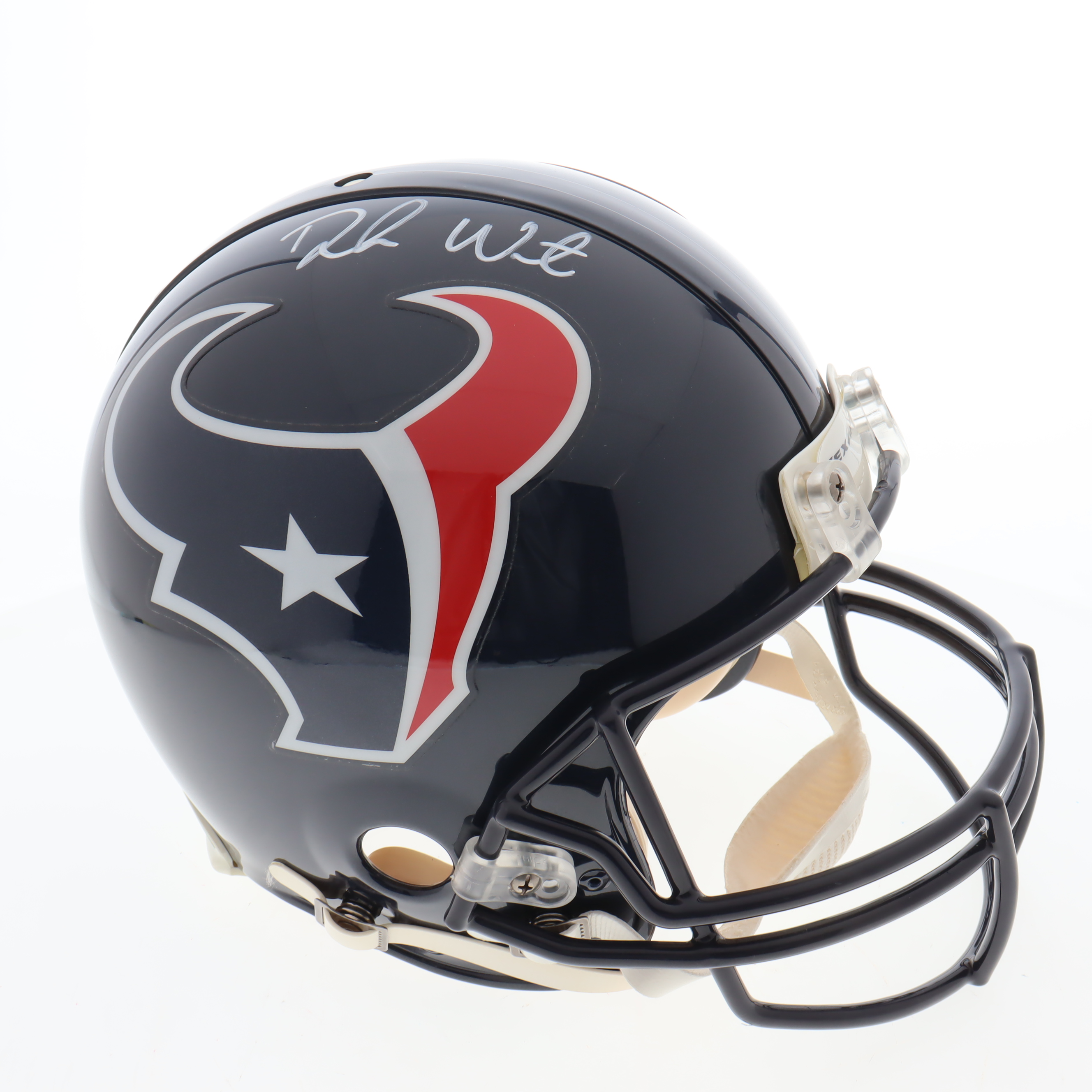 Deshaun Watson Signed Texans Full-Size Authentic On-Field Helmet (Beckett) at PristineAuction.com Deshaun Watson Signed Texans Full-Size Authentic On-Field Helmet (Beckett) at PristineAuction.com