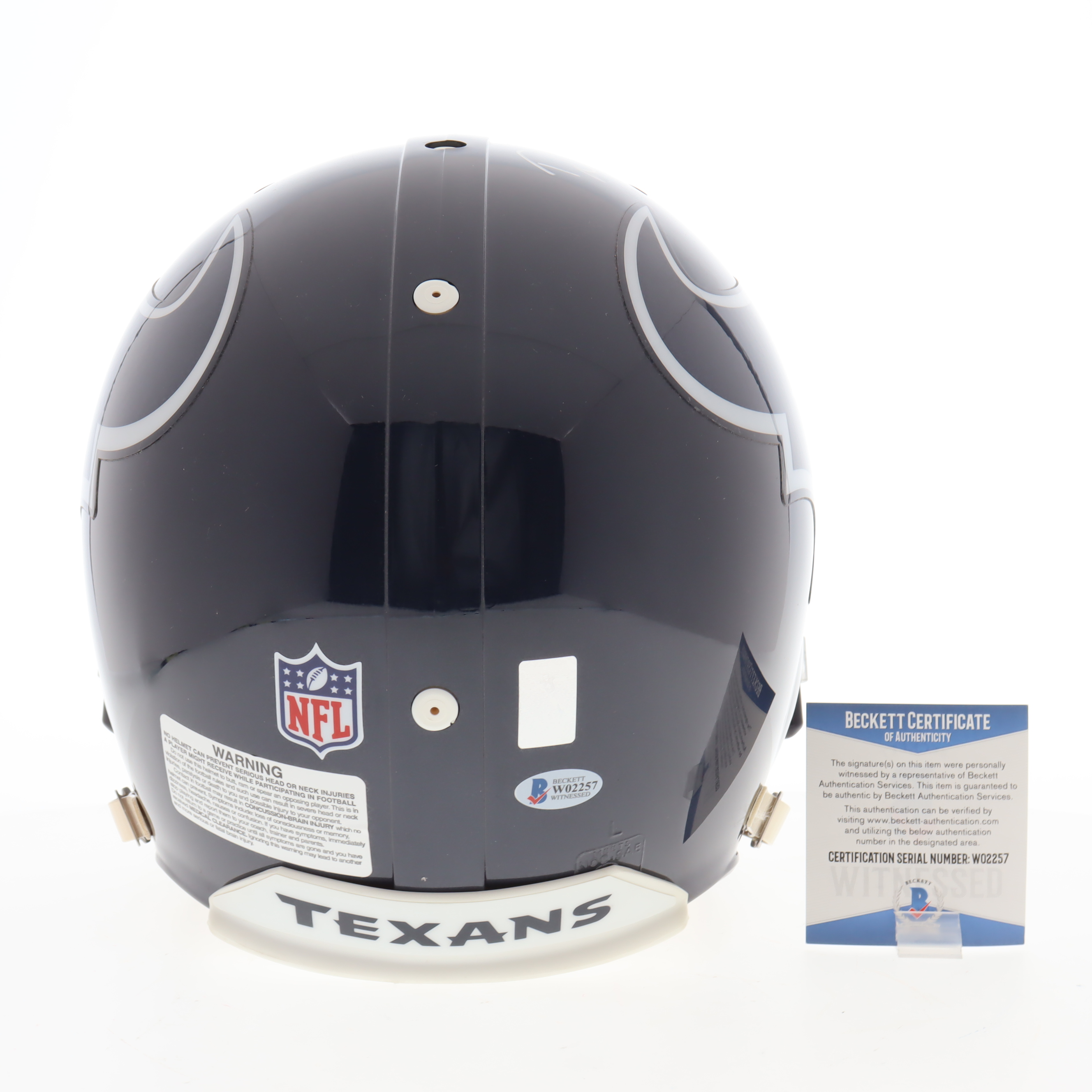 Deshaun Watson Signed Texans Full-Size Authentic On-Field Helmet (Beckett) at PristineAuction.com Deshaun Watson Signed Texans Full-Size Authentic On-Field Helmet (Beckett) at PristineAuction.com