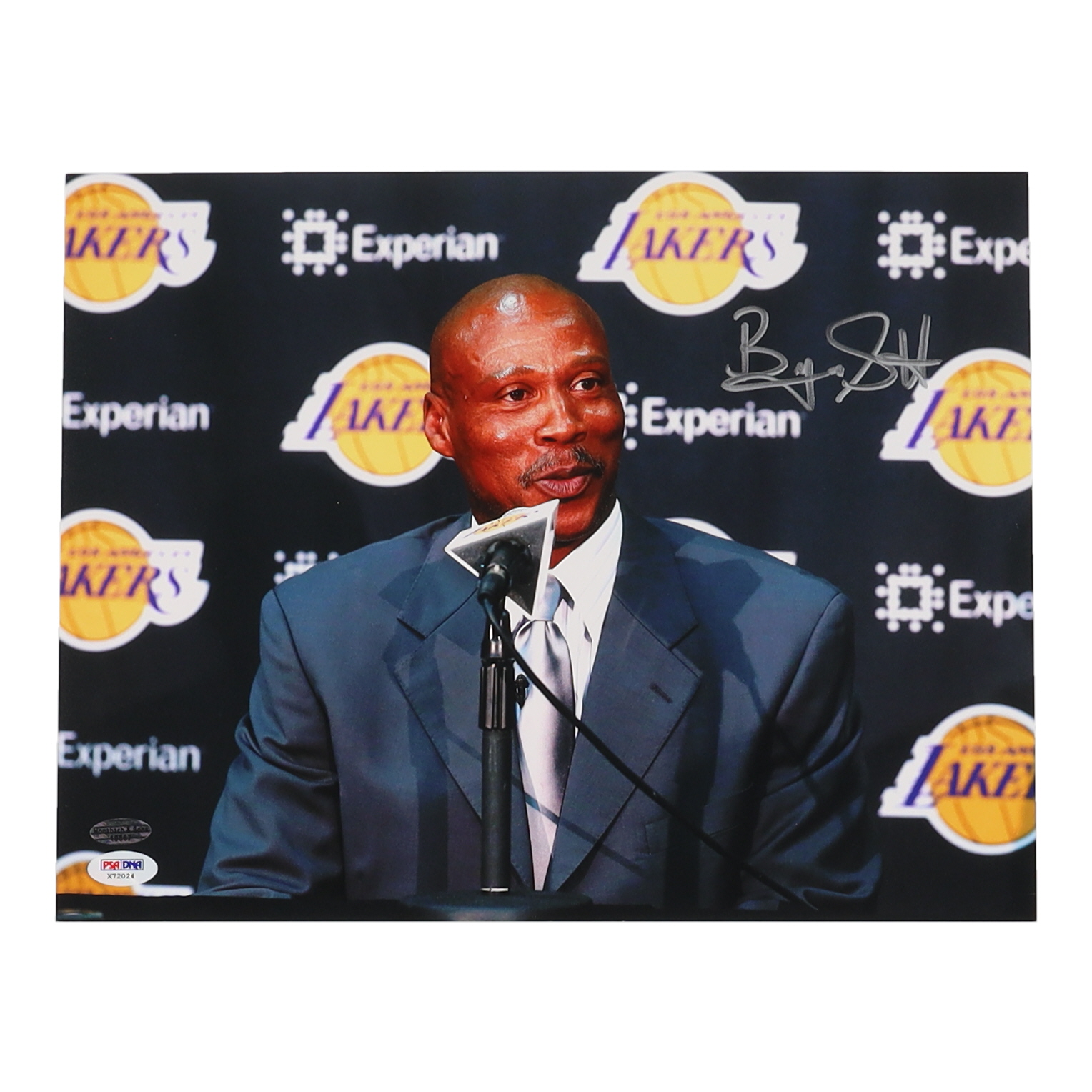 Byron Scott Signed Lakers 11x14 Photo (PSA) at PristineAuction.com Byron Scott Signed Lakers 11x14 Photo (PSA) at PristineAuction.com