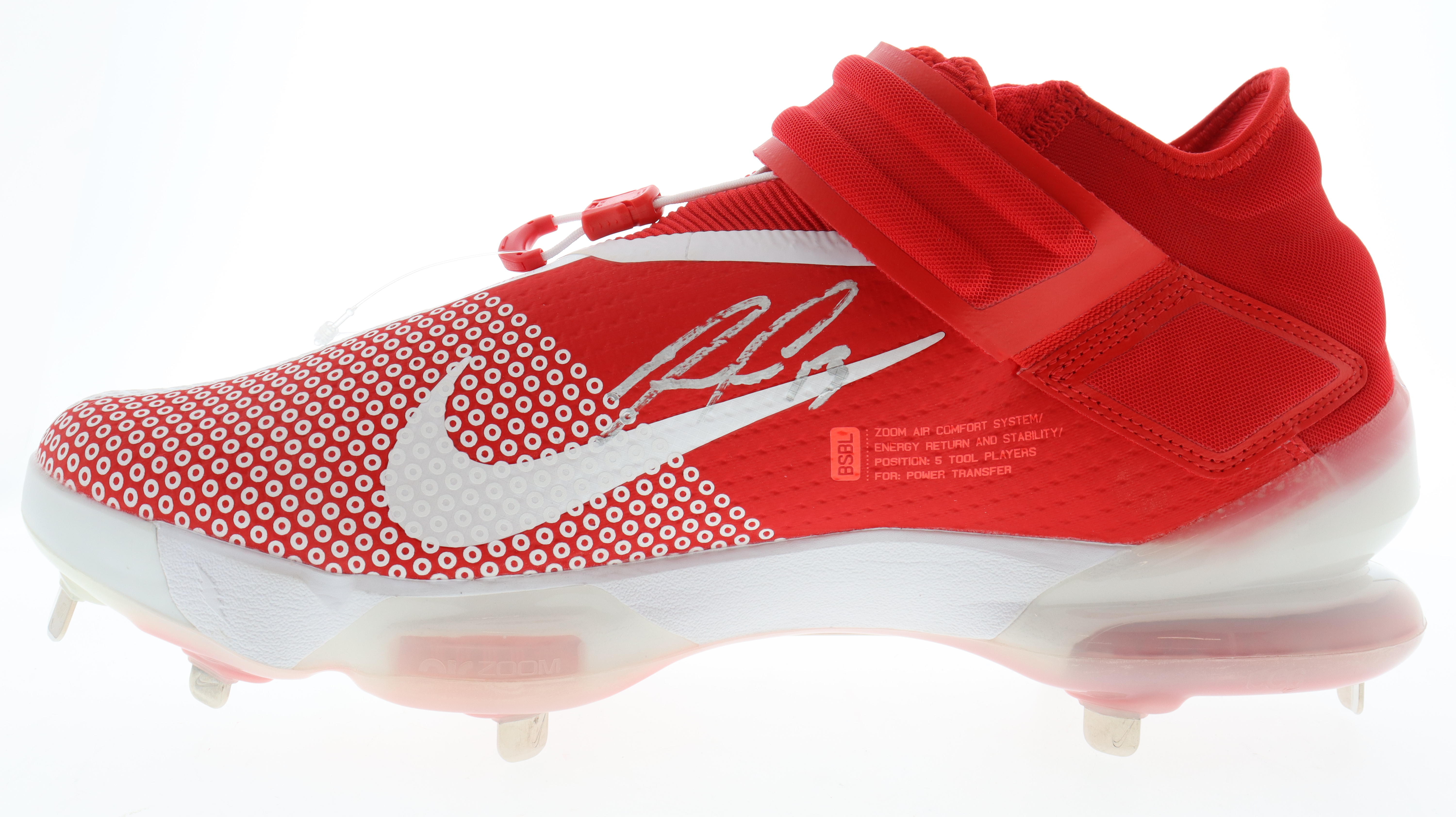 Ronald Acuna Jr. Signed Nike Baseball Cleat (Acuna Jr.) at PristineAuction.com Ronald Acuna Jr. Signed Nike Baseball Cleat (Acuna Jr.) at PristineAuction.com