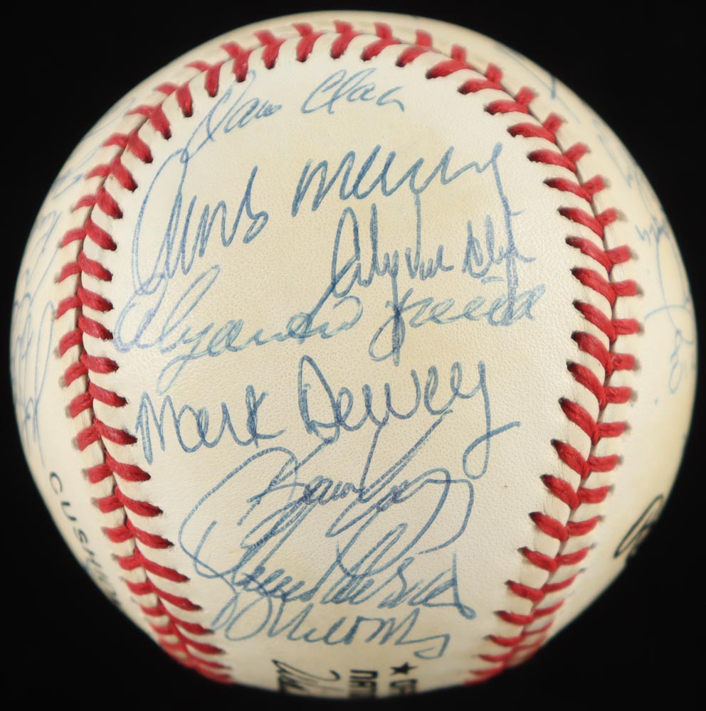 1994 Pirates ONL Baseball Team-Signed by (30) with Jay Bell, Jim Leyland, Andy Van Slyke, Lance Parrish with Display Case (PSA) at PristineAuction.com 1994 Pirates ONL Baseball Team-Signed by (30) with Jay Bell, Jim Leyland, Andy Van Slyke, Lance Parrish with Display Case (PSA) at PristineAuction.com