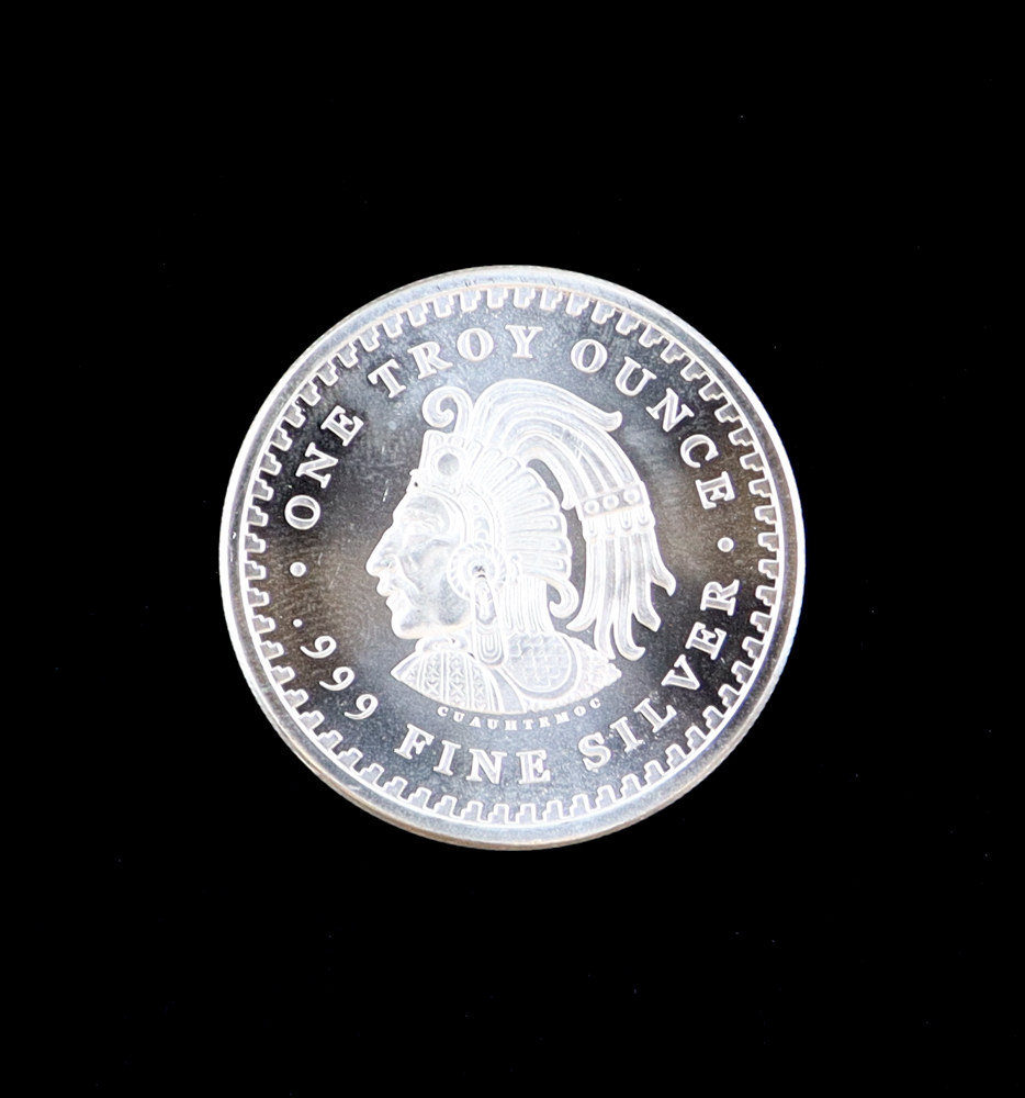 Aztec Calendar - 1 Troy oz .999 Fine Silver Round at PristineAuction.com Aztec Calendar - 1 Troy oz .999 Fine Silver Round at PristineAuction.com