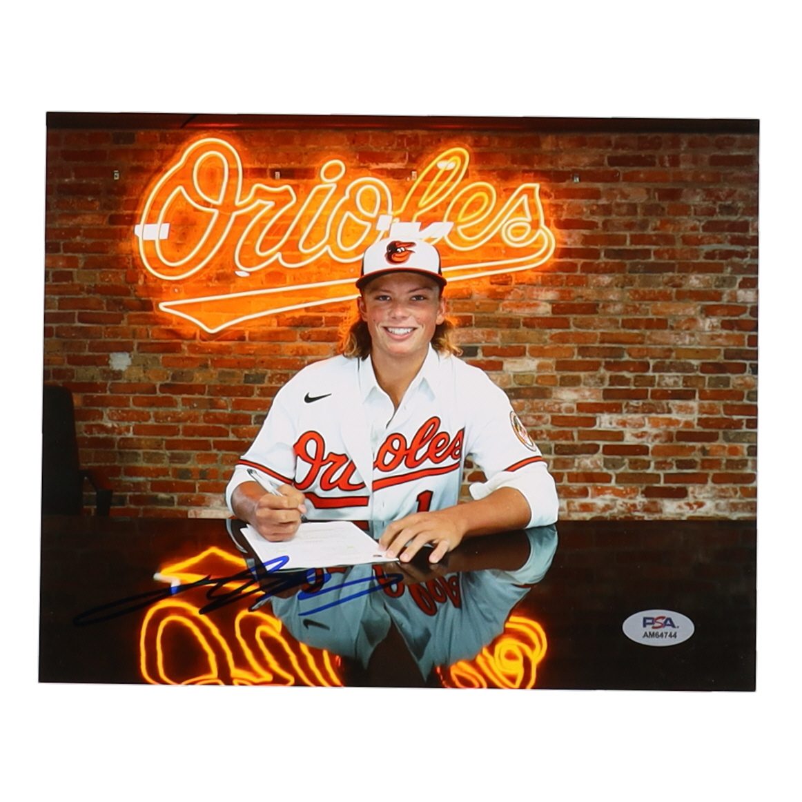 Jackson Holliday Signed Orioles 8x10 Photo (PSA) at PristineAuction.com Jackson Holliday Signed Orioles 8x10 Photo (PSA) at PristineAuction.com