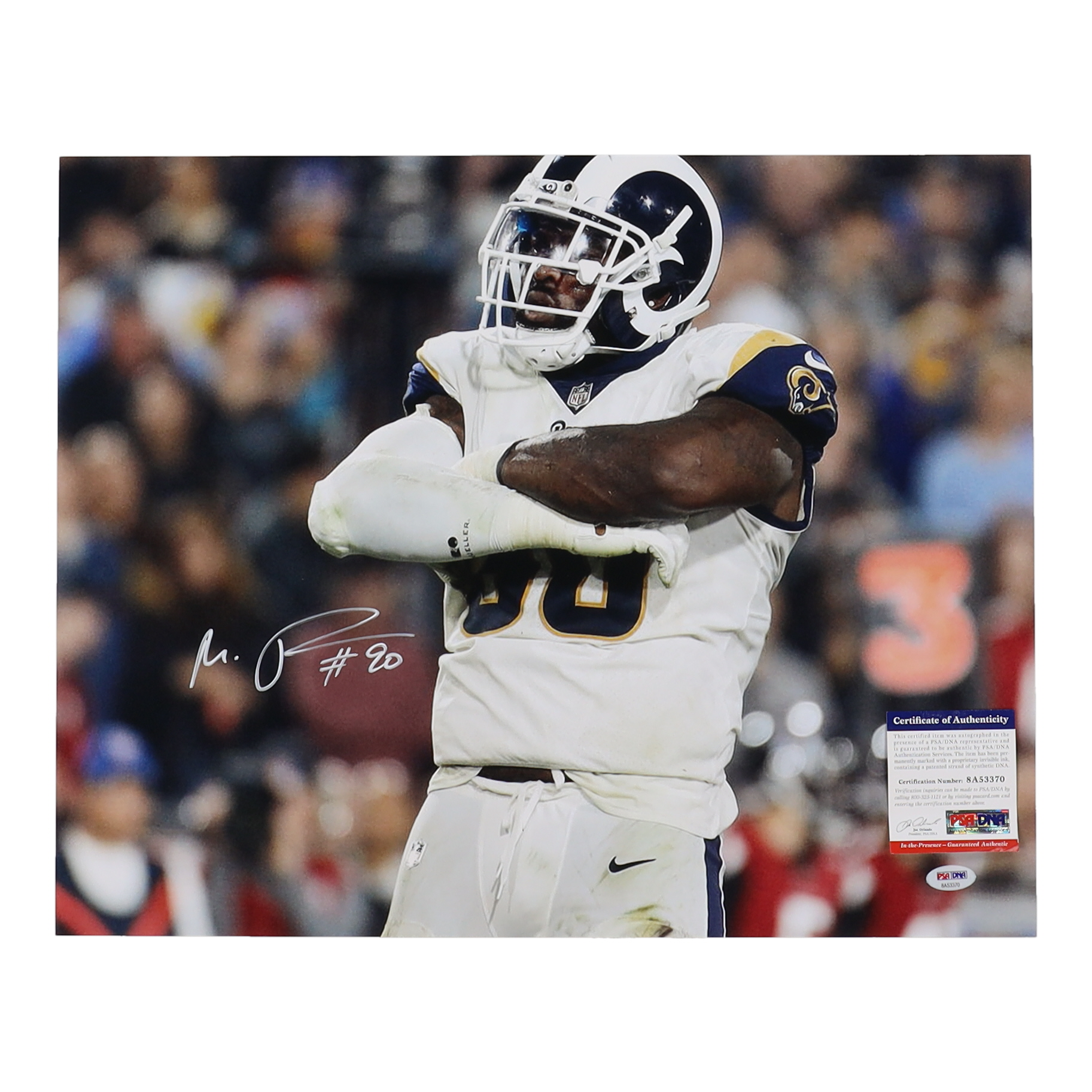 Michael Brockers Signed Rams 16x20 Photo (PSA) at PristineAuction.com Michael Brockers Signed Rams 16x20 Photo (PSA) at PristineAuction.com