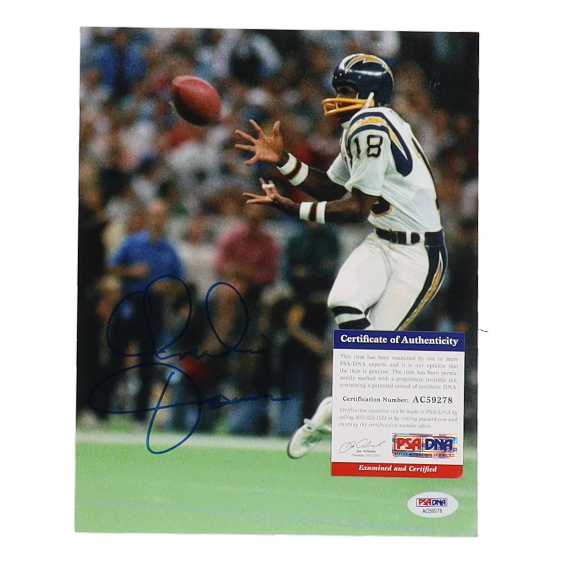 Charlie Joiner Signed Chargers 8x10 Photo (PSA) at PristineAuction.com Charlie Joiner Signed Chargers 8x10 Photo (PSA) at PristineAuction.com
