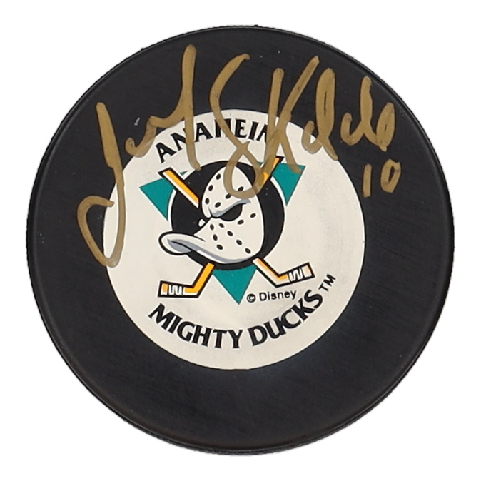 Jarrod Skalde Signed Ducks Logo Hockey Puck (PSA) at PristineAuction.com Jarrod Skalde Signed Ducks Logo Hockey Puck (PSA) at PristineAuction.com
