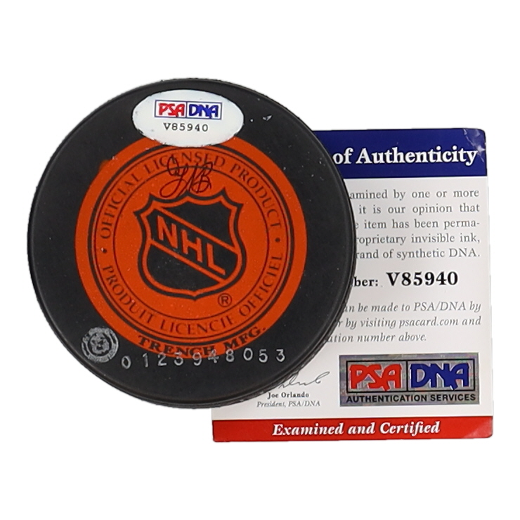 Jarrod Skalde Signed Ducks Logo Hockey Puck (PSA) at PristineAuction.com Jarrod Skalde Signed Ducks Logo Hockey Puck (PSA) at PristineAuction.com