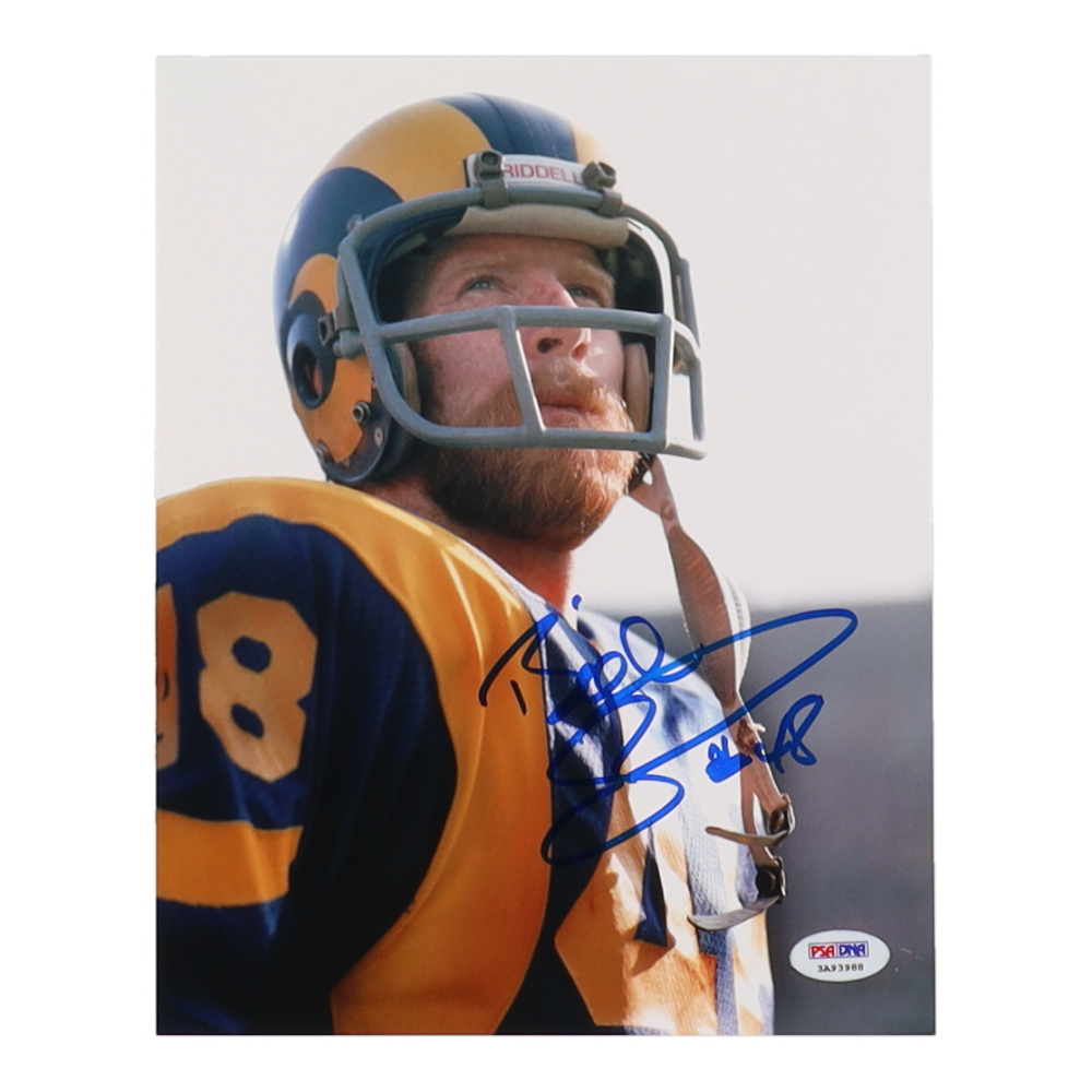 Bill Simpson Signed Rams 8x10 Photo (PSA) Pristine Auction