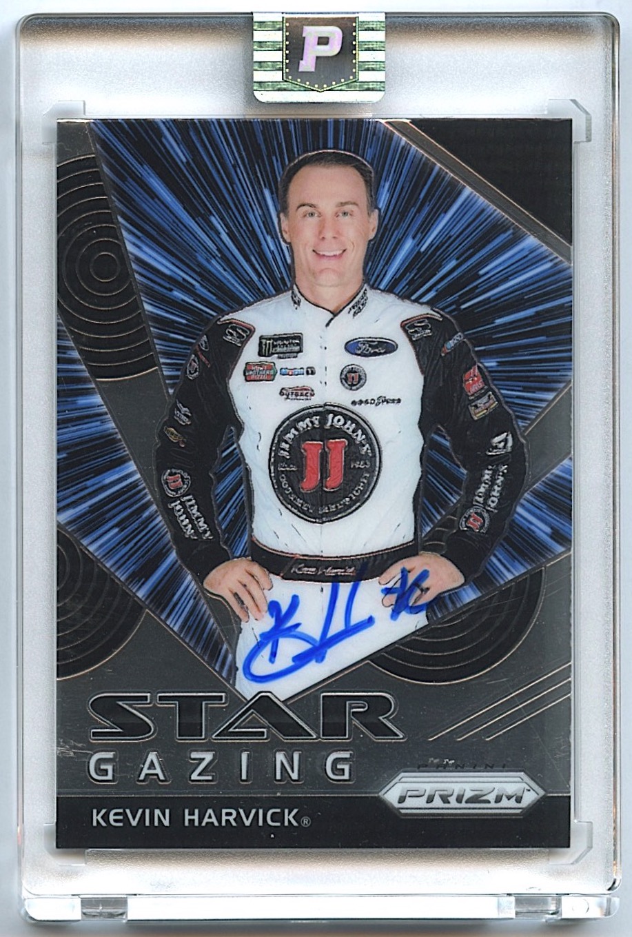 Kevin Harvick Signed 2018 Panini Prizm #70 Star Gazing (PA Encapsulated) at PristineAuction.com Kevin Harvick Signed 2018 Panini Prizm #70 Star Gazing (PA Encapsulated) at PristineAuction.com
