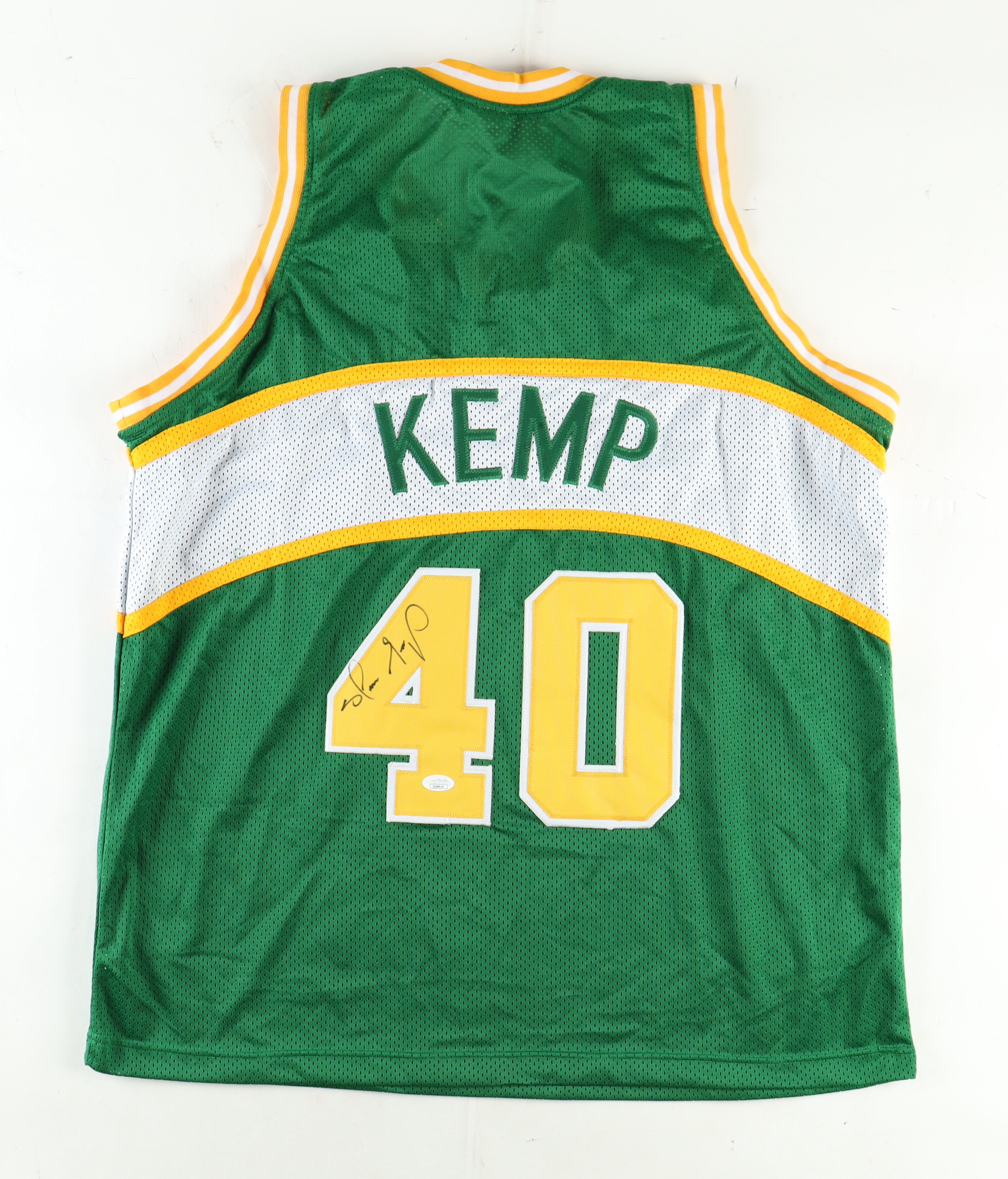 Shawn Kemp Signed Jersey (JSA) at PristineAuction.com Shawn Kemp Signed Jersey (JSA) at PristineAuction.com