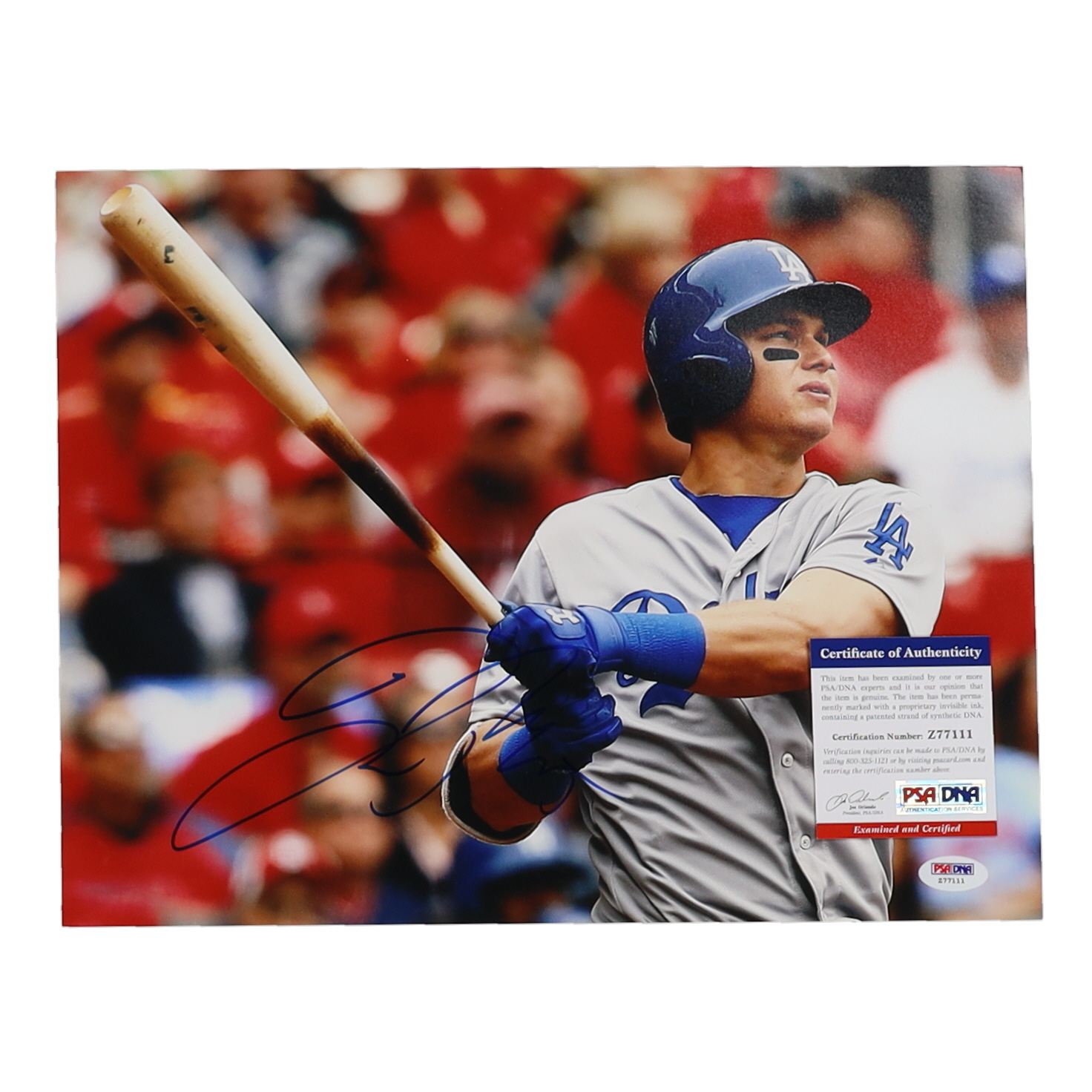 Joc Pederson Signed Dodgers 11x14 Photo (PSA) at PristineAuction.com Joc Pederson Signed Dodgers 11x14 Photo (PSA) at PristineAuction.com