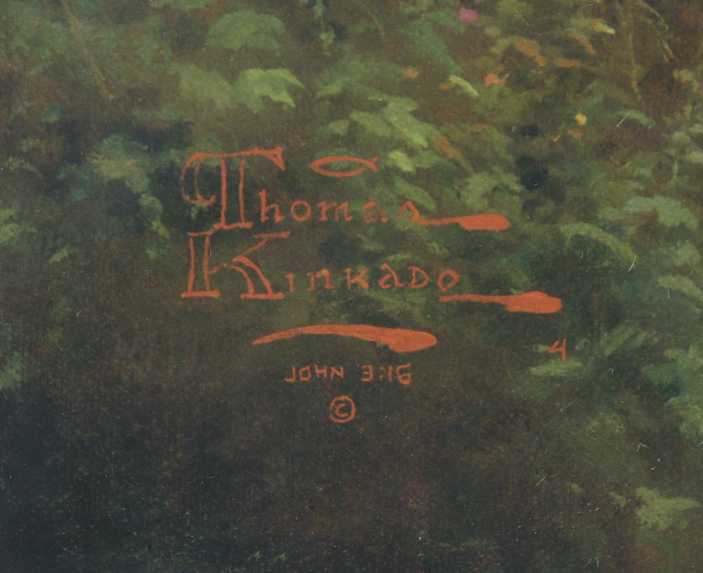 Thomas Kinkade "The Wind of the Spirit" Custom Framed Print at PristineAuction.com Thomas Kinkade "The Wind of the Spirit" Custom Framed Print at PristineAuction.com