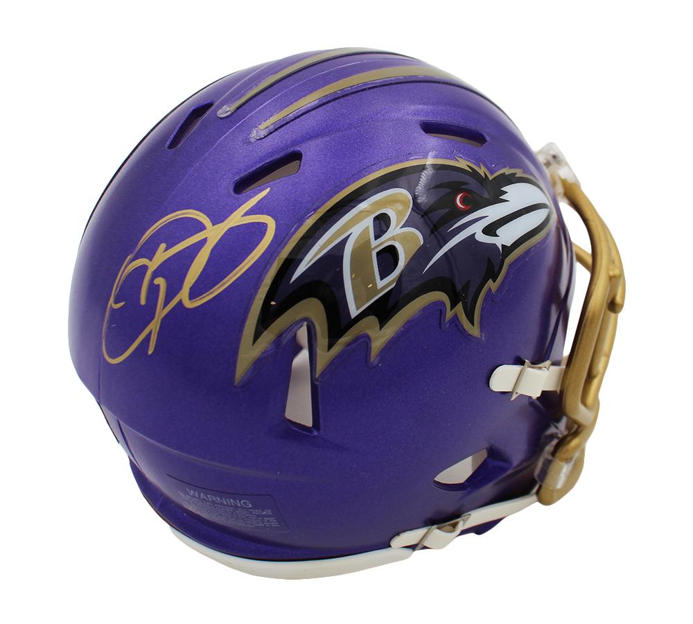 Odell Beckham Jr. Signed Ravens Flash Alternate Speed Mini Helmet (Radtke) at PristineAuction.com Odell Beckham Jr. Signed Ravens Flash Alternate Speed Mini Helmet (Radtke) at PristineAuction.com