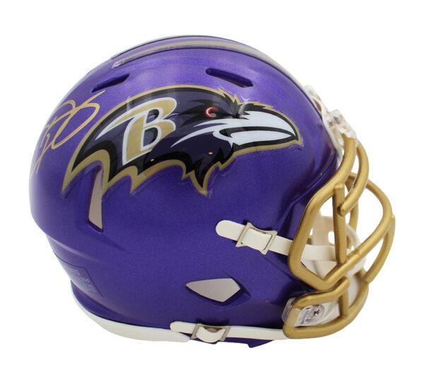 Odell Beckham Jr. Signed Ravens Flash Alternate Speed Mini Helmet (Radtke) at PristineAuction.com Odell Beckham Jr. Signed Ravens Flash Alternate Speed Mini Helmet (Radtke) at PristineAuction.com