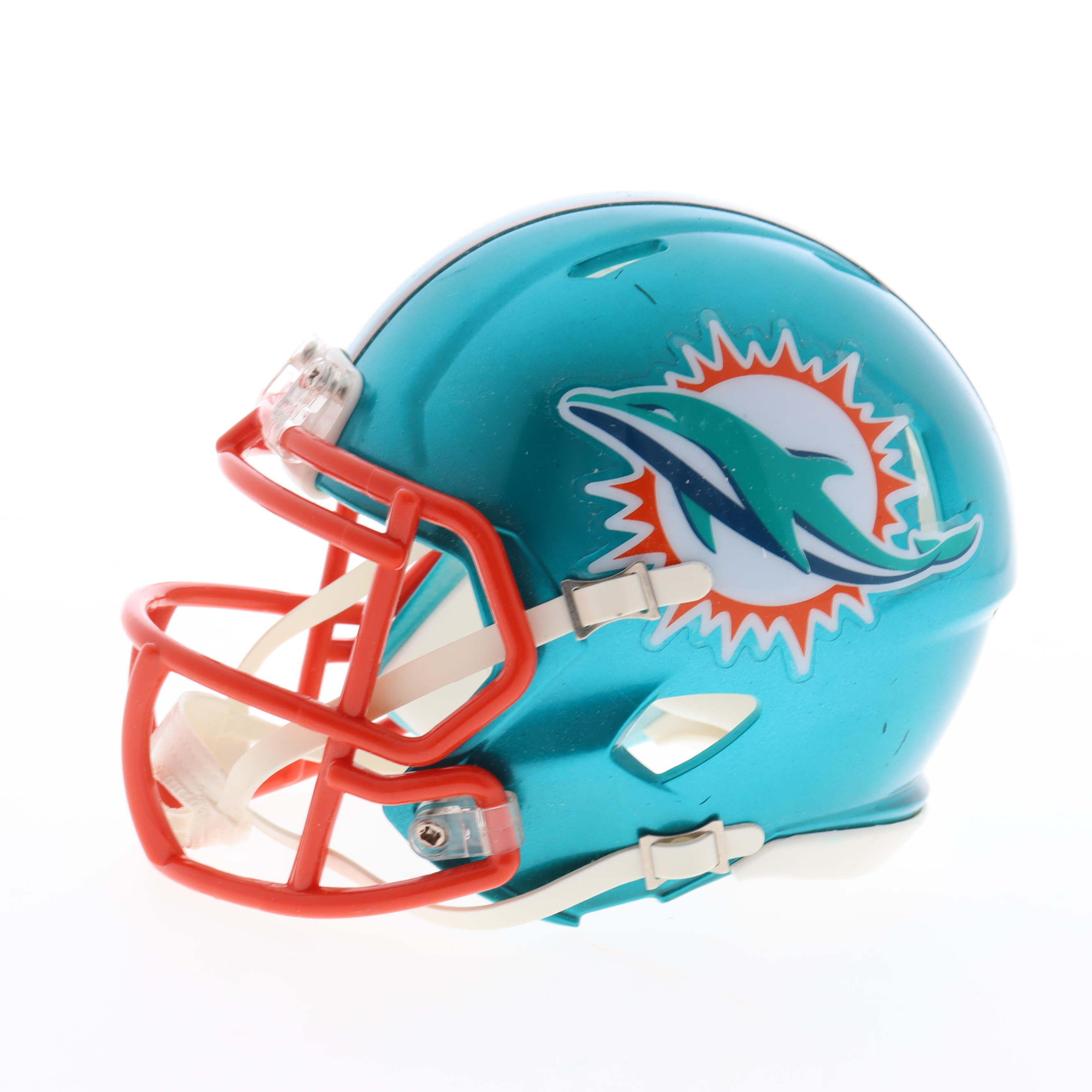 Tyreek Hill Signed Dolphins Flash Alternate Speed Mini Helmet (Beckett) at PristineAuction.com Tyreek Hill Signed Dolphins Flash Alternate Speed Mini Helmet (Beckett) at PristineAuction.com