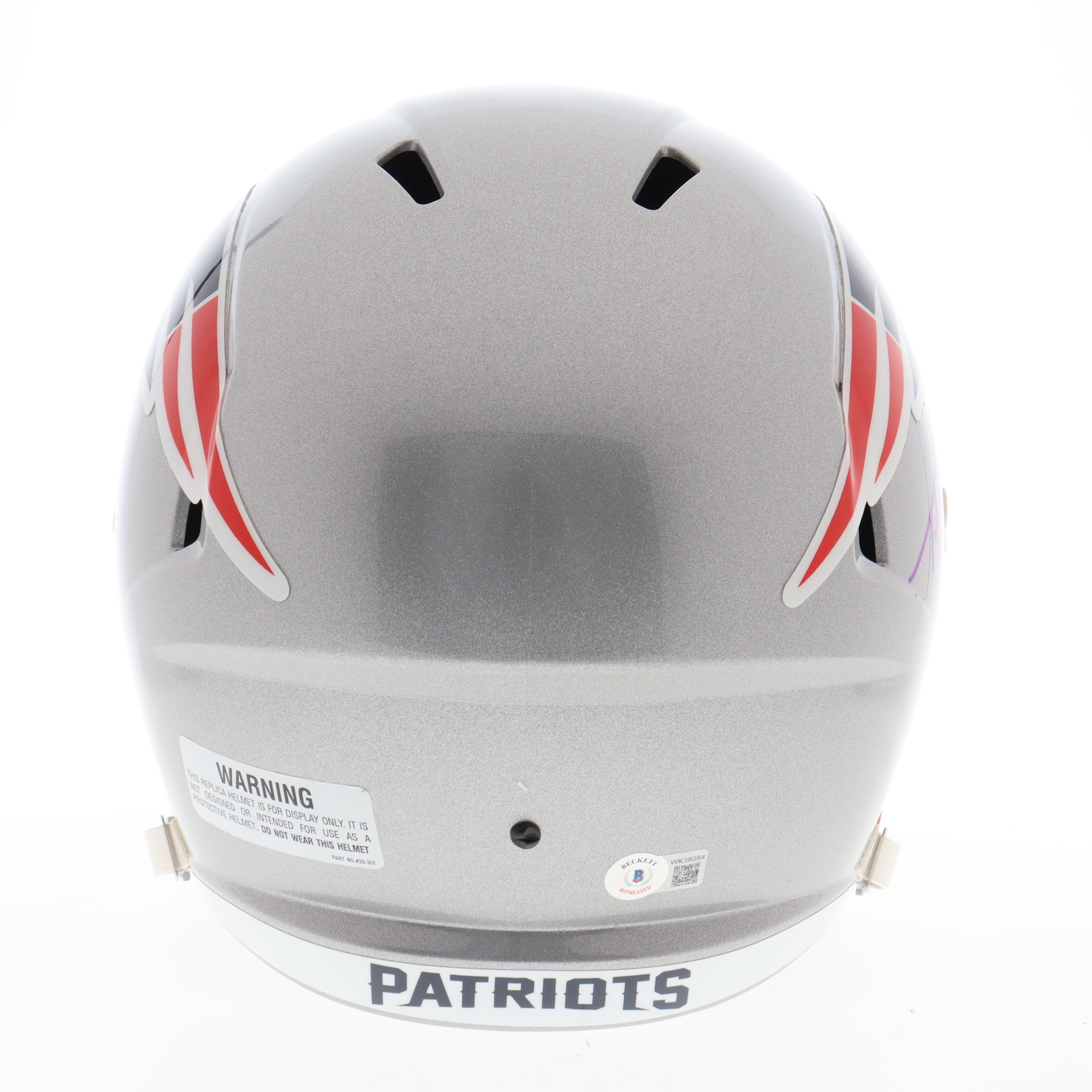 Ty Law Signed Patriots Full-Size Speed Helmet (Beckett) at PristineAuction.com Ty Law Signed Patriots Full-Size Speed Helmet (Beckett) at PristineAuction.com