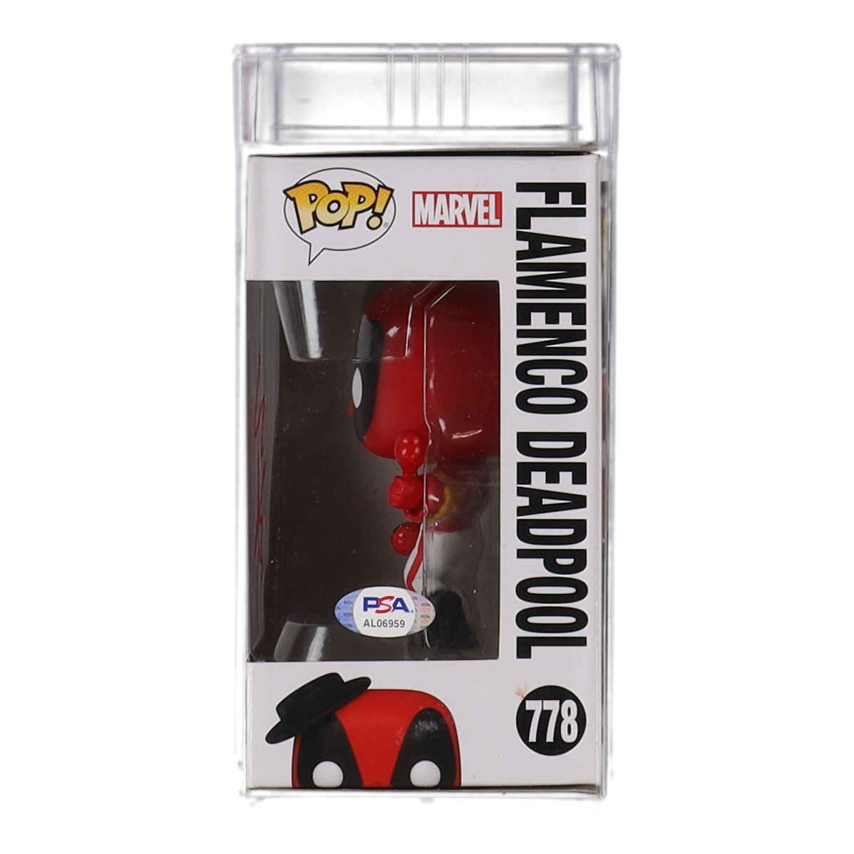 Tim Miller Signed "Deadpool" #778 Flamenco Deadpool Funko Pop! Vinyl Figure (PSA) at PristineAuction.com Tim Miller Signed "Deadpool" #778 Flamenco Deadpool Funko Pop! Vinyl Figure (PSA) at PristineAuction.com