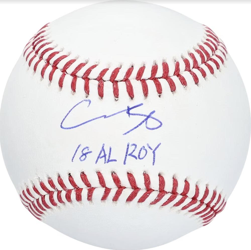 Shohei Ohtani Signed Baseball Inscribed "18 AL ROY" (Fanatics) at PristineAuction.com Shohei Ohtani Signed Baseball Inscribed "18 AL ROY" (Fanatics) at PristineAuction.com