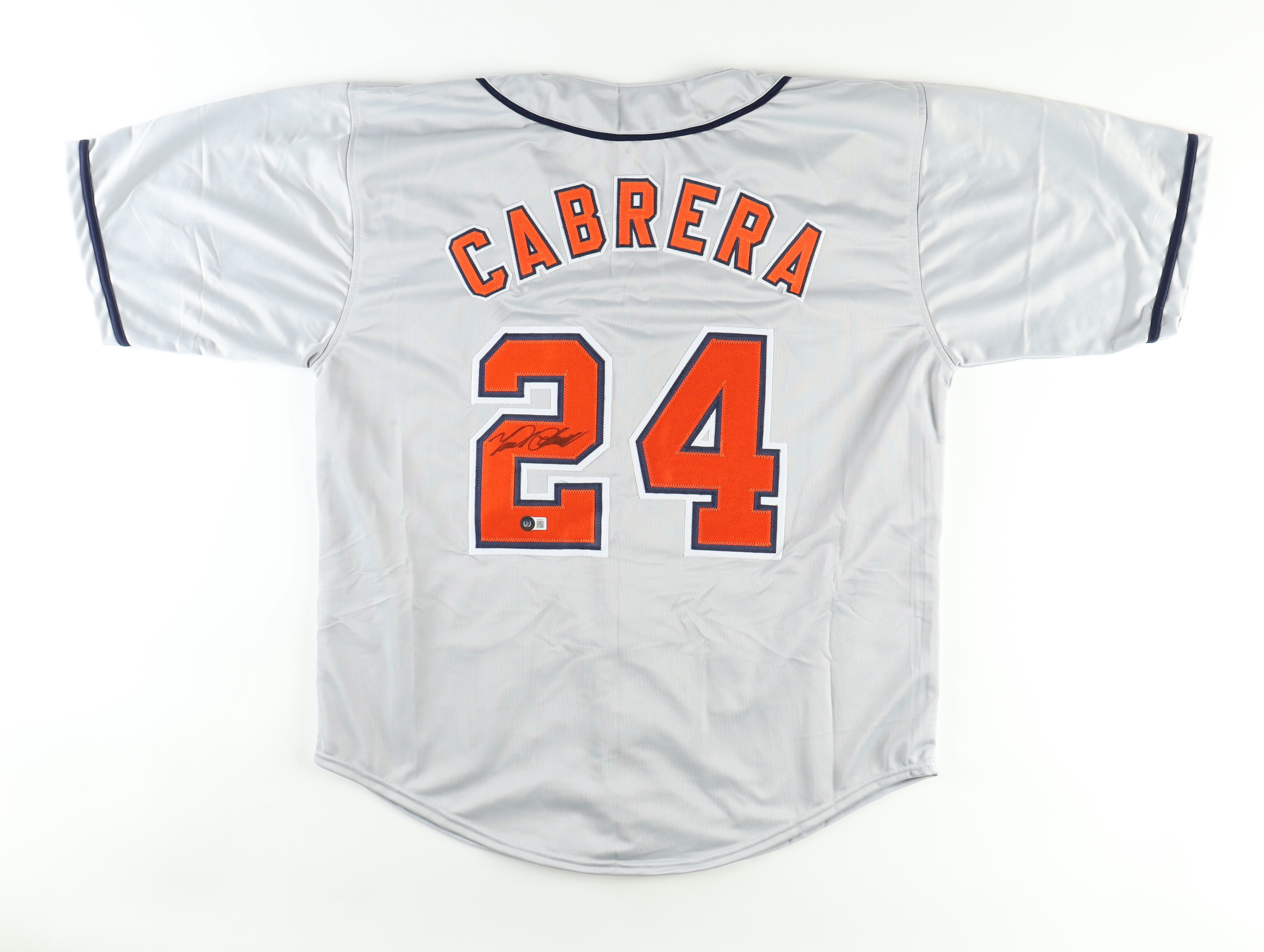 Miguel Cabrera Signed Jersey (Beckett) at PristineAuction.com Miguel Cabrera Signed Jersey (Beckett) at PristineAuction.com