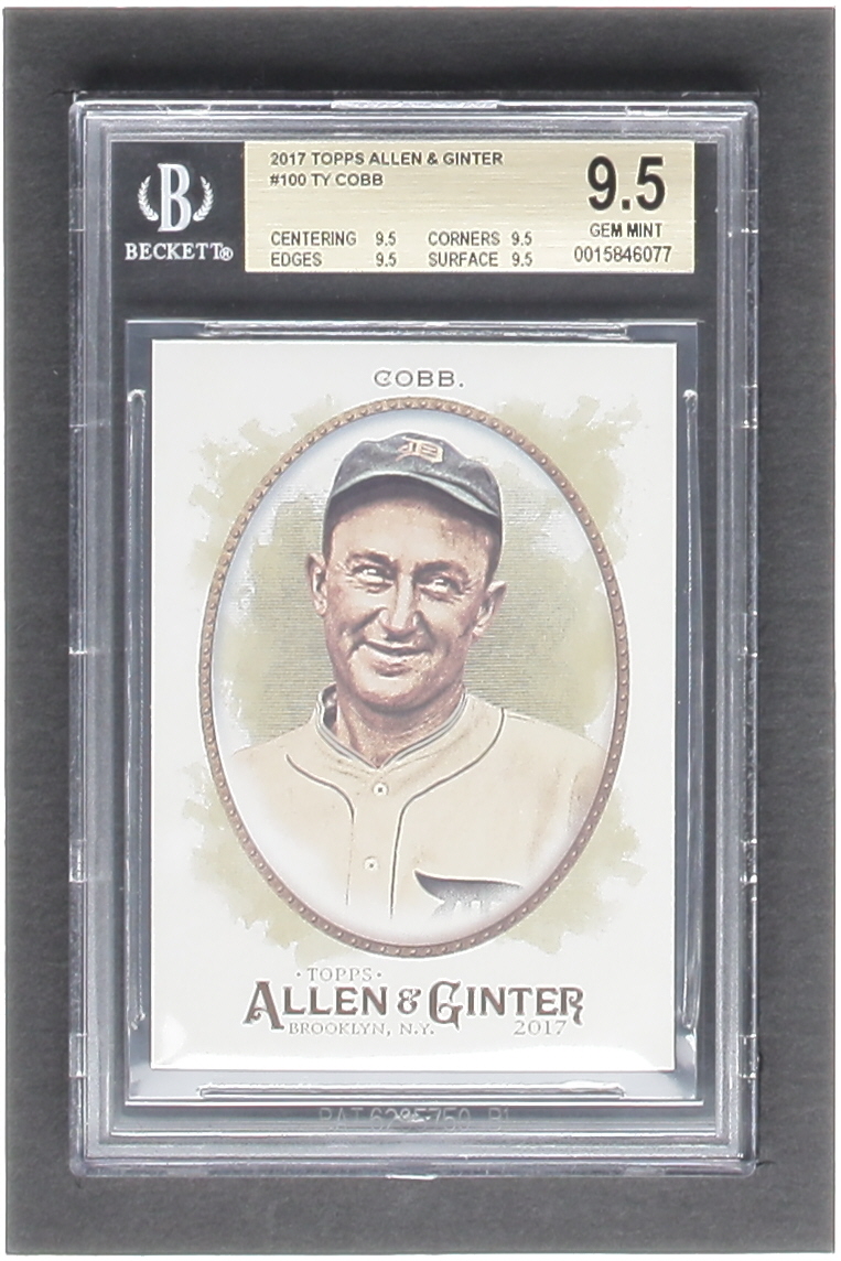Ty Cobb 2017 Topps Allen and Ginter #100 (BGS 9.5) at PristineAuction.com Ty Cobb 2017 Topps Allen and Ginter #100 (BGS 9.5) at PristineAuction.com
