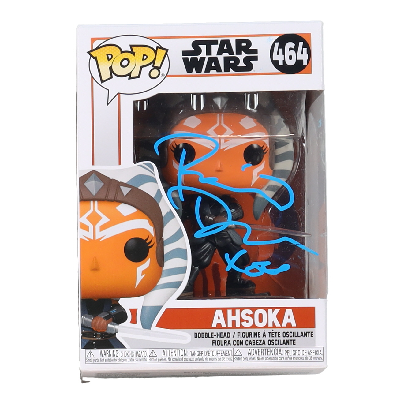 Rosario Dawson Signed "Star Wars" #464 Ahsoka Funko Pop! Vinyl Figure (AutographCOA) at PristineAuction.com Rosario Dawson Signed "Star Wars" #464 Ahsoka Funko Pop! Vinyl Figure (AutographCOA) at PristineAuction.com