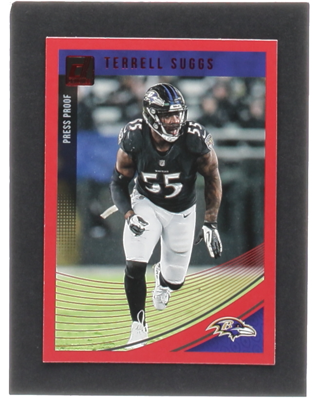 Terrell Suggs 2018 Donruss Press Proof Red #20 at PristineAuction.com Terrell Suggs 2018 Donruss Press Proof Red #20 at PristineAuction.com