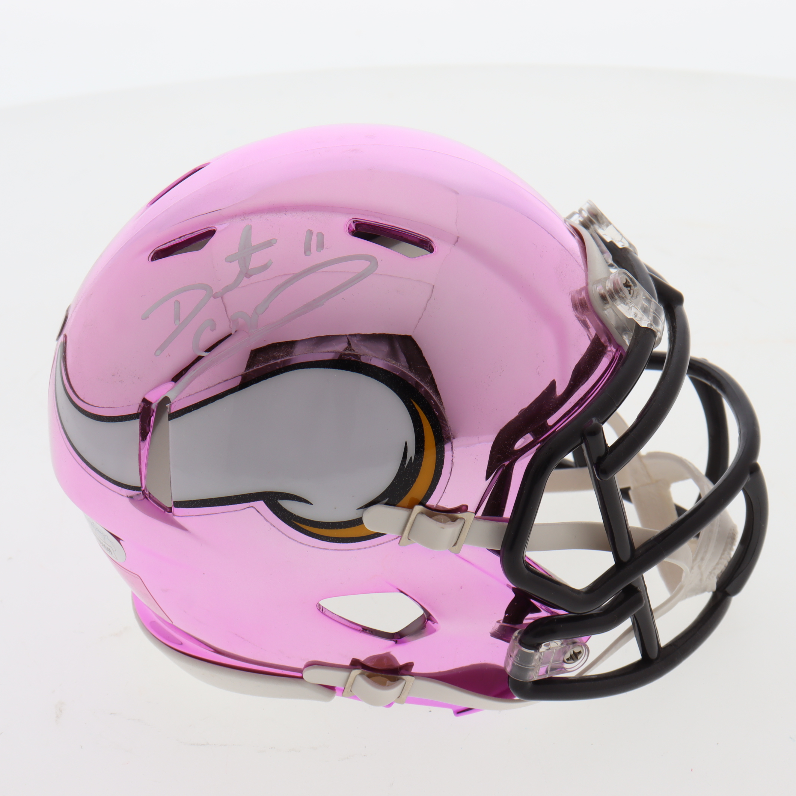 Daunte Culpepper Signed Minnesota Vikings Chrome Speed Mini Helmet (JSA) at PristineAuction.com Daunte Culpepper Signed Minnesota Vikings Chrome Speed Mini Helmet (JSA) at PristineAuction.com