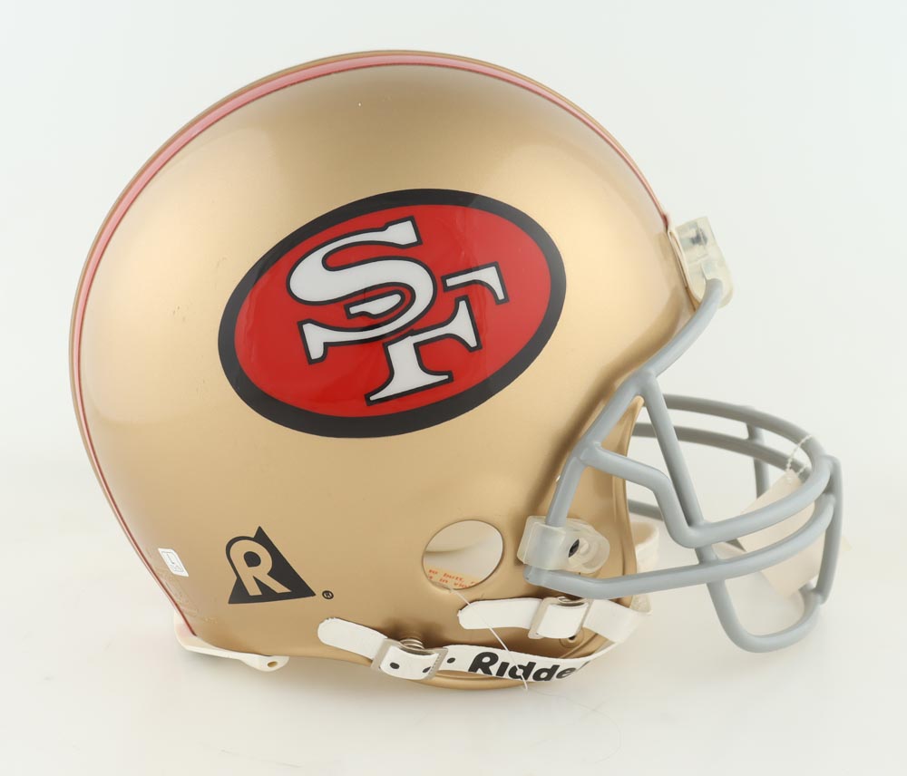Joe Montana Signed 49ers Full-Size Authentic On-Field Throwback Helmet With Display Case (Beckett) at PristineAuction.com Joe Montana Signed 49ers Full-Size Authentic On-Field Throwback Helmet With Display Case (Beckett) at PristineAuction.com