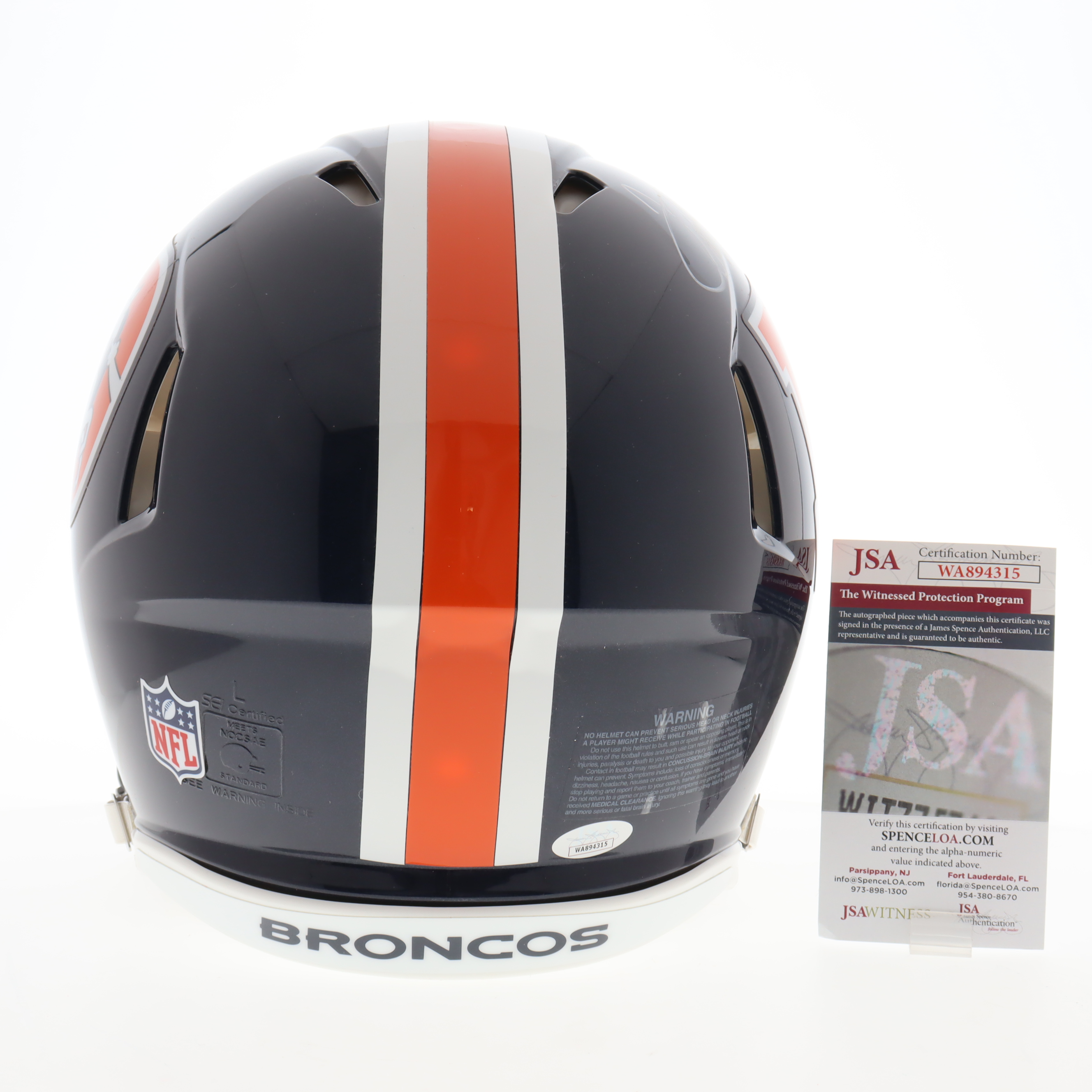 Terrell Davis Signed Broncos Full-Size Authentic On-Field Speed Helmet Inscribed "SB XXXII MVP" (JSA) at PristineAuction.com Terrell Davis Signed Broncos Full-Size Authentic On-Field Speed Helmet Inscribed "SB XXXII MVP" (JSA) at PristineAuction.com