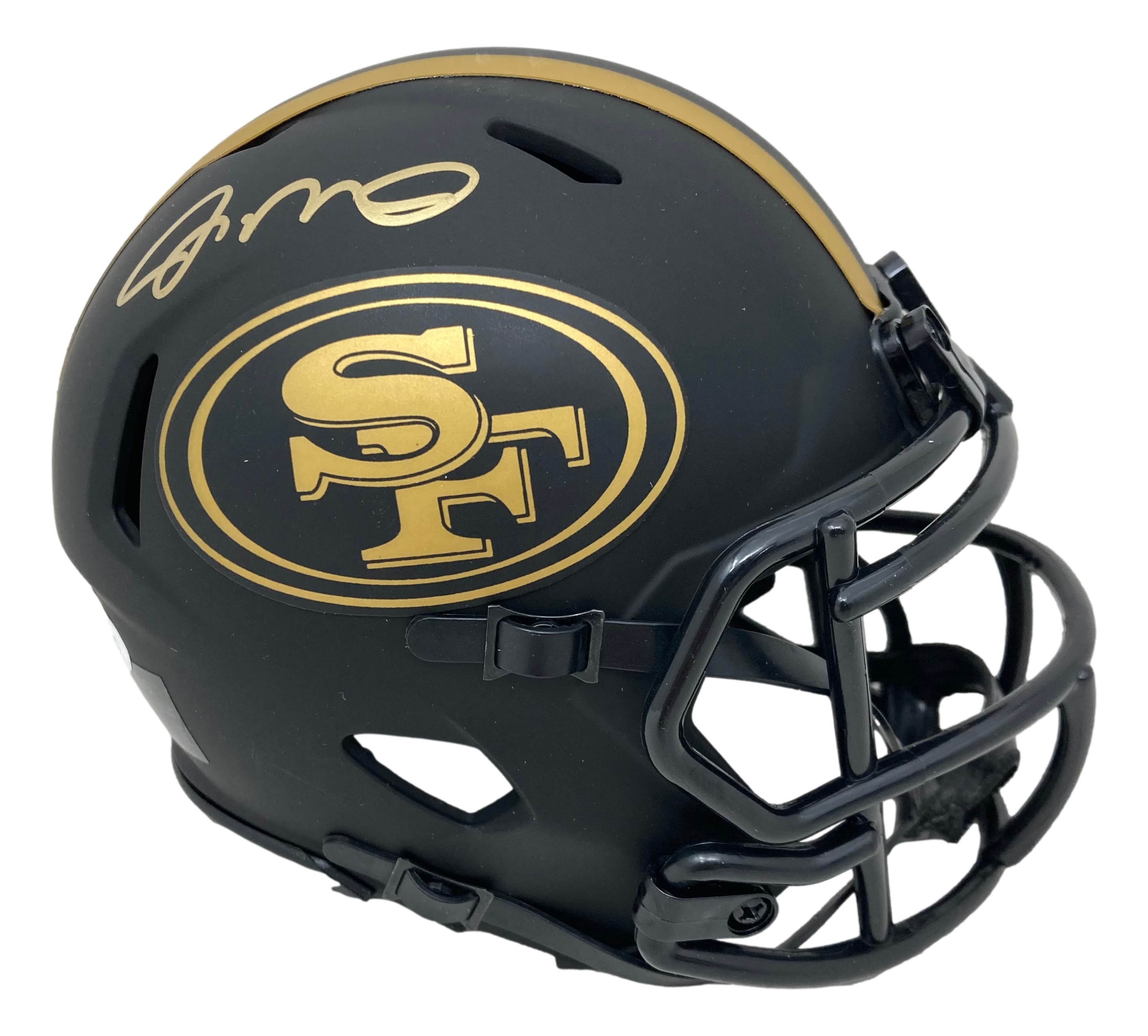 Joe Montana Signed 49ers Eclipse Alternate Speed Mini Helmet (JSA) at PristineAuction.com Joe Montana Signed 49ers Eclipse Alternate Speed Mini Helmet (JSA) at PristineAuction.com