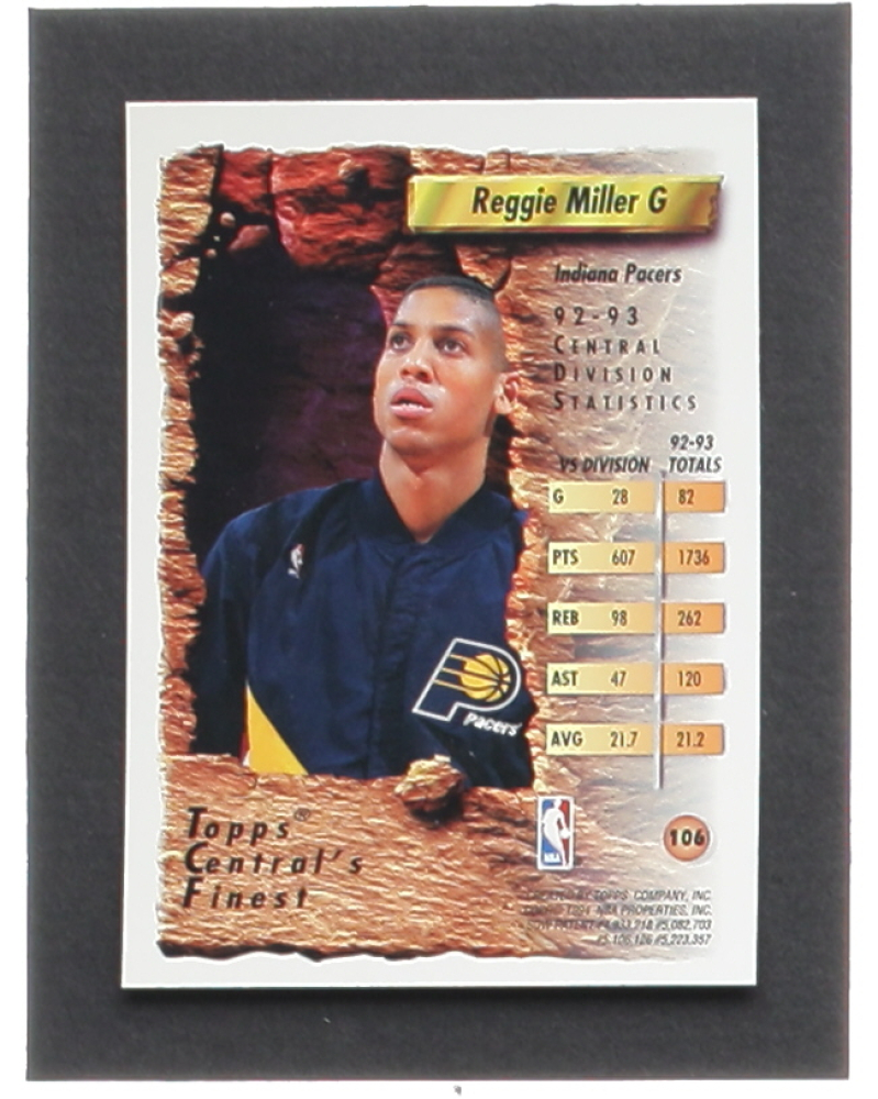 Reggie Miller 1993-94 Finest #106 CF | Pristine Auction