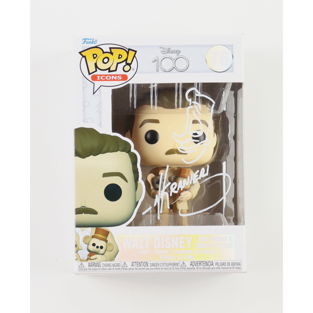 Nik Ranieri Signed Walt Disney #76 Funko Pop! Vinyl Figure with Hand ...