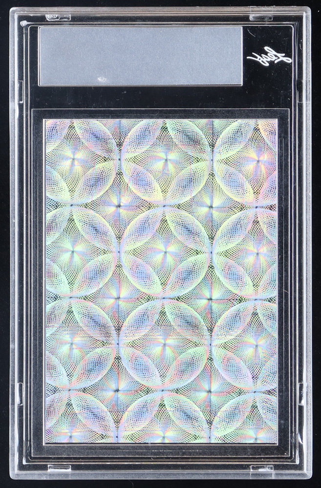 Ahmad "Sauce" Gardner 2022 Pro Set Metal Autograph Pre-Production Proof Kaleidoscope Blue RC #1/1 (Leaf) at PristineAuction.com Ahmad "Sauce" Gardner 2022 Pro Set Metal Autograph Pre-Production Proof Kaleidoscope Blue RC #1/1 (Leaf) at PristineAuction.com