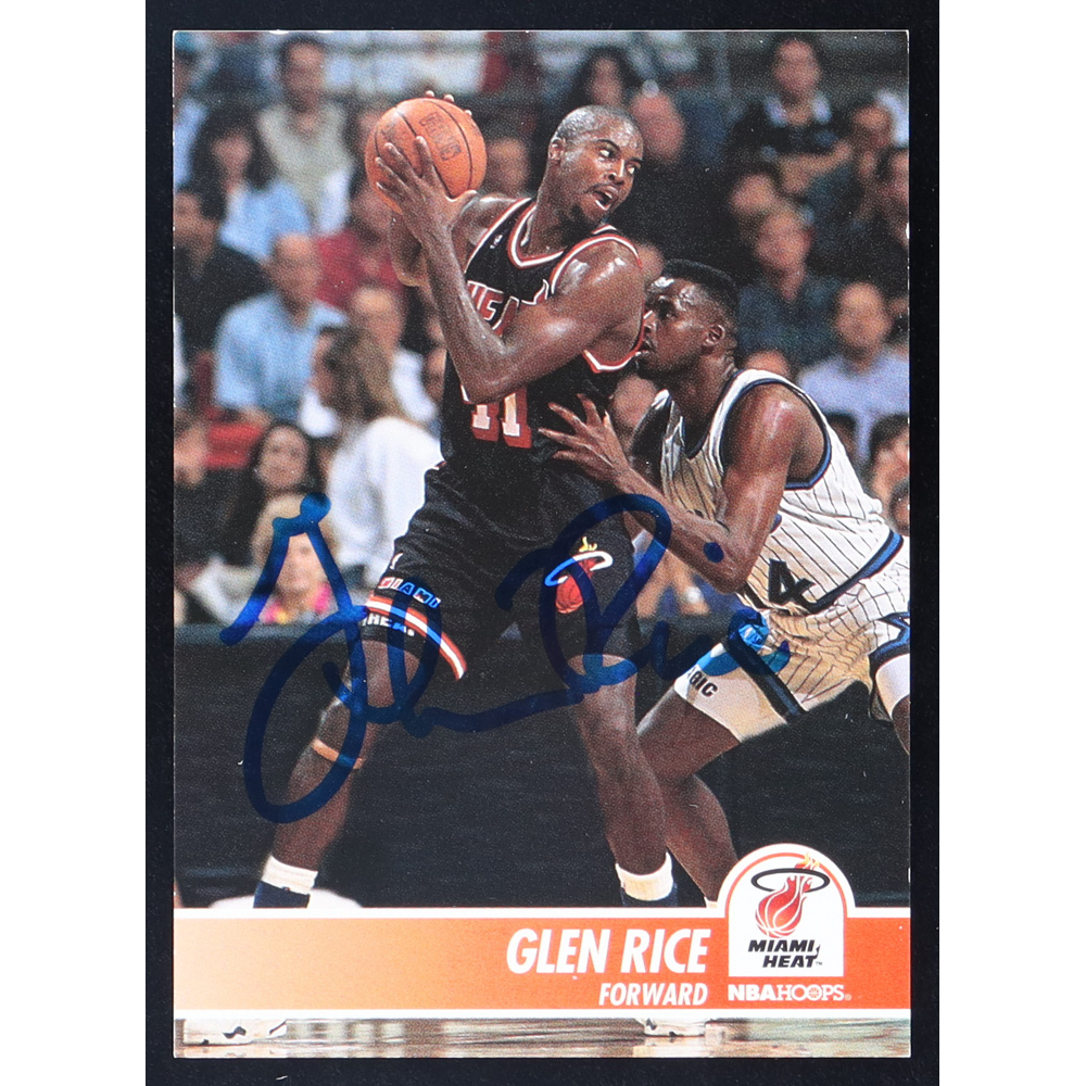Glen Rice Signed 1994-95 Hoops #111 (JSA) | Pristine Auction