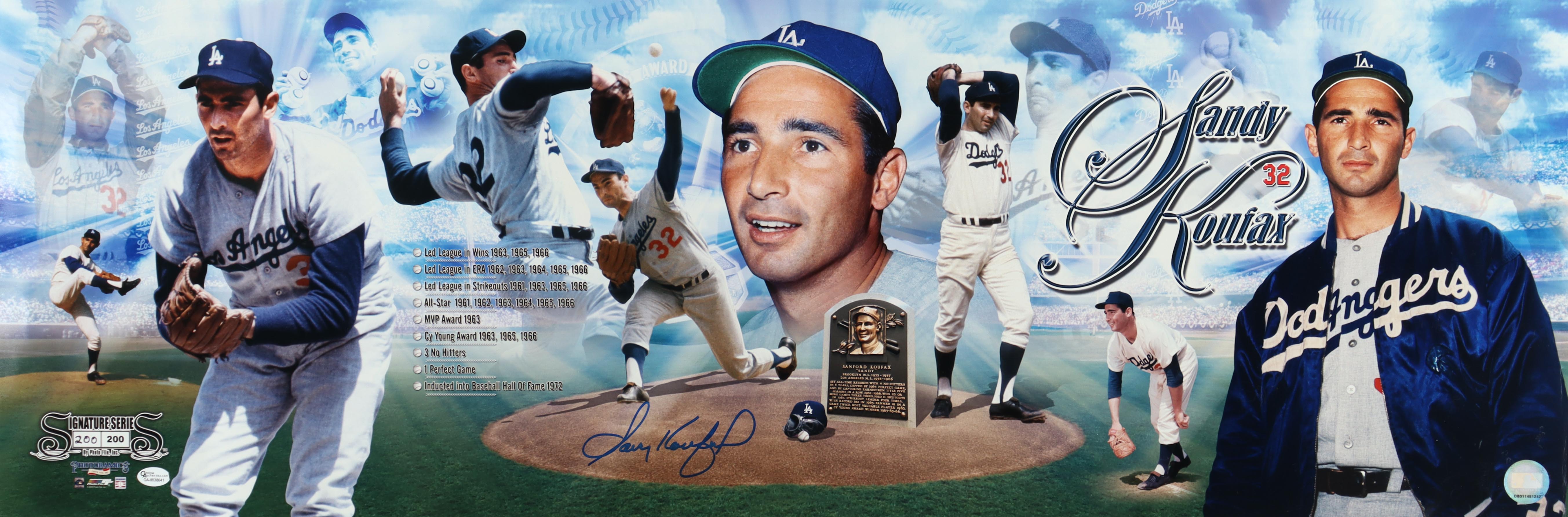 Sandy Koufax Signed LE Dodgers 11x36 Panoramic Photo (Online Authentics & MLB) at PristineAuction.com Sandy Koufax Signed LE Dodgers 11x36 Panoramic Photo (Online Authentics & MLB) at PristineAuction.com