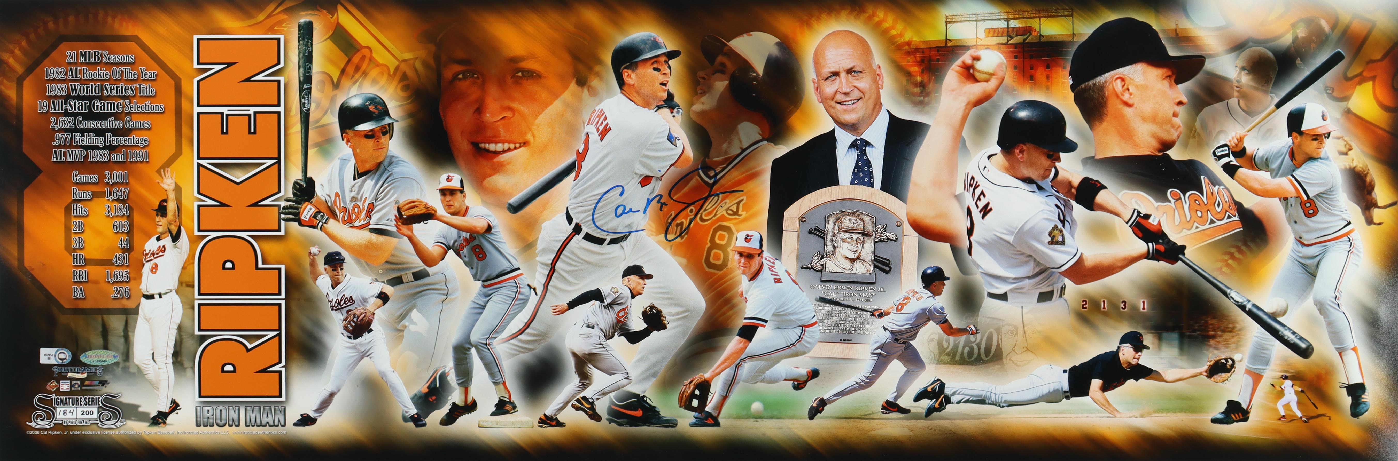 Cal Ripken Jr. Signed LE Orioles 11x36 Panoramic Photo (Ironclad & MLB) at PristineAuction.com Cal Ripken Jr. Signed LE Orioles 11x36 Panoramic Photo (Ironclad & MLB) at PristineAuction.com