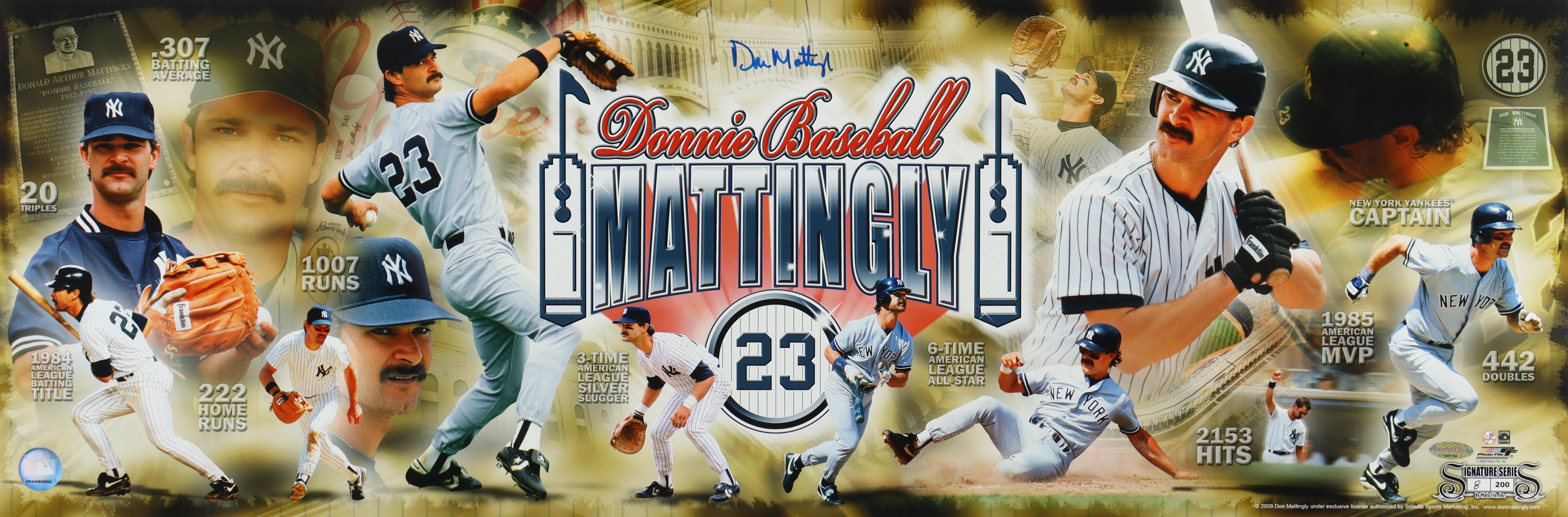 Don Mattingly Signed LE Yankees 11x36 Panoramic Photo (Ironclad & MLB) at PristineAuction.com Don Mattingly Signed LE Yankees 11x36 Panoramic Photo (Ironclad & MLB) at PristineAuction.com