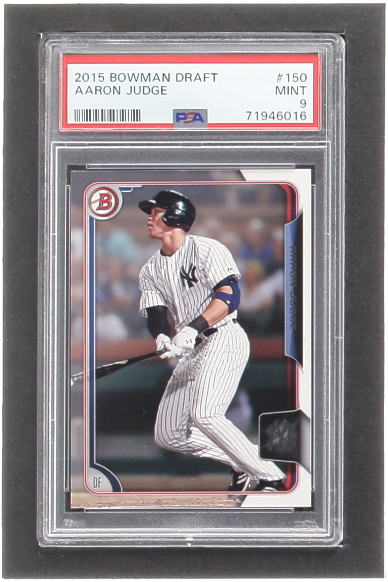 Aaron Judge 2015 Bowman Draft #150 RC (PSA 9) at PristineAuction.com Aaron Judge 2015 Bowman Draft #150 RC (PSA 9) at PristineAuction.com