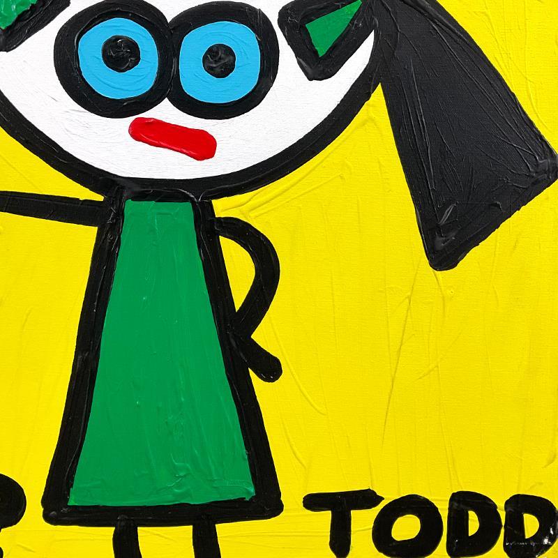 Todd Goldman Signed "Knuckle Sandwich" 36x24 Original Acrylic Painting on Gallery Wrapped Canvas (PA) at PristineAuction.com Todd Goldman Signed "Knuckle Sandwich" 36x24 Original Acrylic Painting on Gallery Wrapped Canvas (PA) at PristineAuction.com