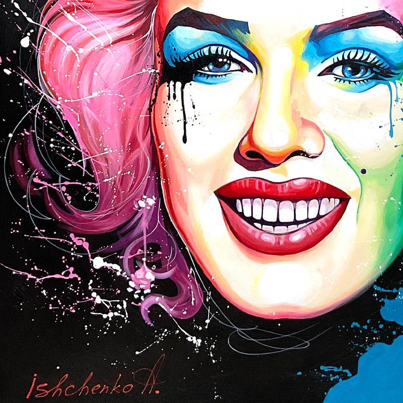 Alexander Ishchenko Signed "Marilyn Monroe" 36x36 Original Acrylic Painting on Canvas (PA) at PristineAuction.com Alexander Ishchenko Signed "Marilyn Monroe" 36x36 Original Acrylic Painting on Canvas (PA) at PristineAuction.com