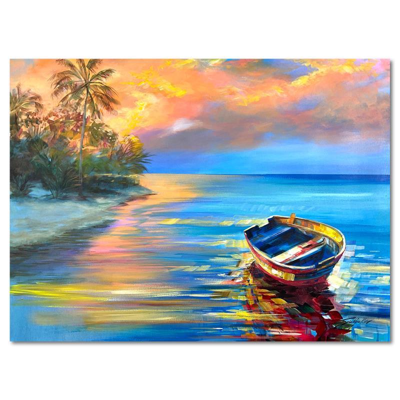 Vadik Suljakov Signed "Tropical Breeze" 40x30 Original Oil Painting on Canvas (PA) at PristineAuction.com Vadik Suljakov Signed "Tropical Breeze" 40x30 Original Oil Painting on Canvas (PA) at PristineAuction.com