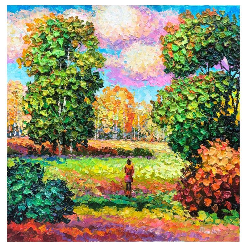 Alexander Antanenka Signed "Symphony Of Autumn" 24x24 Original Oil Painting on Canvas (PA) at PristineAuction.com Alexander Antanenka Signed "Symphony Of Autumn" 24x24 Original Oil Painting on Canvas (PA) at PristineAuction.com