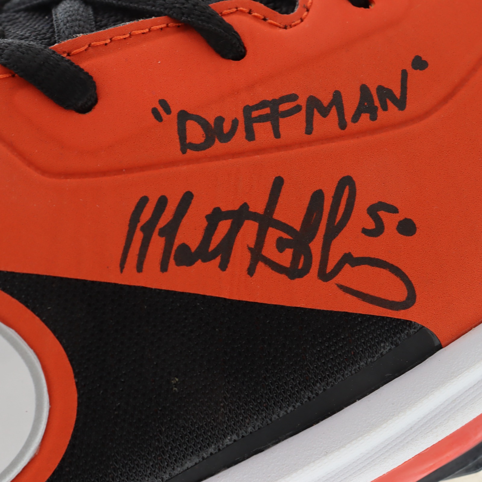 Matt Duffy Signed Nike Baseball Cleat with (3) Inscriptions (Beckett) at PristineAuction.com Matt Duffy Signed Nike Baseball Cleat with (3) Inscriptions (Beckett) at PristineAuction.com