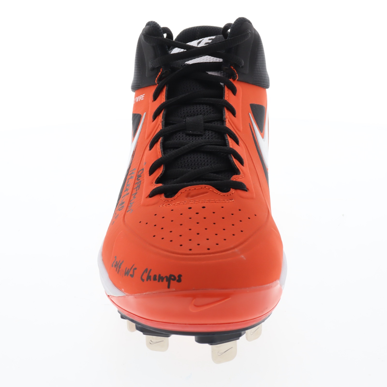 Matt Duffy Signed Nike Baseball Cleat with (3) Inscriptions (Beckett) at PristineAuction.com Matt Duffy Signed Nike Baseball Cleat with (3) Inscriptions (Beckett) at PristineAuction.com